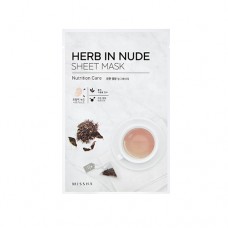 MISSHA Herb In Nude Sheet Mask (Nutrition Care) – Bylinná plátýnková maska s vyživujícím účinkem (M8417)